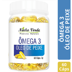 ÔMEGA 3 500MG 60 CÁPSULAS - NINHO VERDE - 90-0012 - ALX MARKET