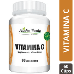 VITAMINA C 500MG 60 CÁPSULAS - NINHO VERDE - 90-00... - ALX MARKET