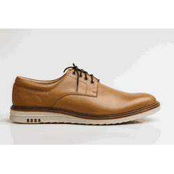 Sapato Casual Bergamo Couro Legítimo Caramelo - RETA OPOSTA CALÇADOS