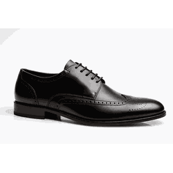 Sapato Social Trento - Derby em couro Preto- Sola ... - RETA OPOSTA CALÇADOS