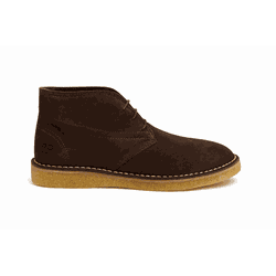 Sapato Masculino Cacareco - Camurça Café - RETA OPOSTA CALÇADOS