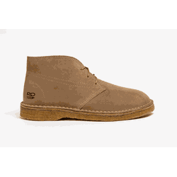 Sapato Masculino Cacareco - Camurça Areia - RETA OPOSTA CALÇADOS