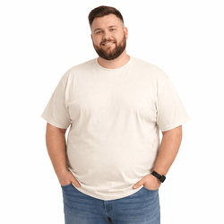 Camiseta Plus Size Off White - CAMISETA PLUS OFF W... - RIBEIRO STORE