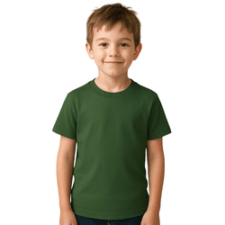 Camiseta Infantil Verde Militar - CAMISETA INF VER... - RIBEIRO STORE
