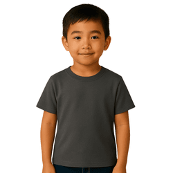 Camiseta Infantil Cinza Chumbo - CAMISETA INF CINZ... - RIBEIRO STORE