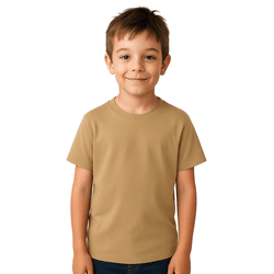 Camiseta Infantil Bege - CAMISETA INF BEGE - RIBEIRO STORE