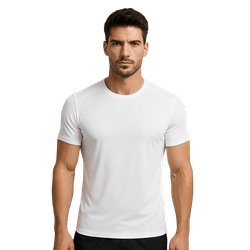 Camiseta Dry Fit Branco - CAMISETA DRY FIT BCO - RIBEIRO STORE