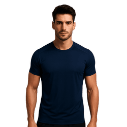 Camiseta Dry Fit Azul Marinho - CAMISETA DRY FIT A... - RIBEIRO STORE