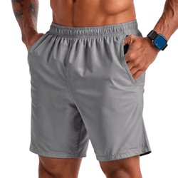 Short Tactel Cinza - SHORT-TACTEL-CINZA - RIBEIRO STORE