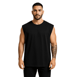 Regata Oversized Preto - REGATA-OVER-PRETO - RIBEIRO STORE