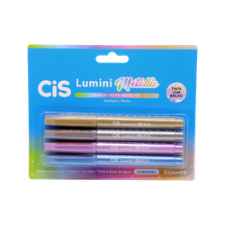 BLISTER C/4 CORES CIS LUMINI M... - Guilan Papelaria e Utilidades