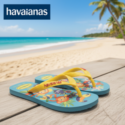 Sandalia Havaianas Praia Infantil - aindanaosei - SANDALIARIA HOT BEACH