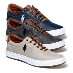 Combo 3 Pares Polo Open Masculino