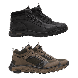 Kit 2 Pares De Bota Adventure Masculina Marrom E P...