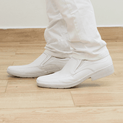 Sapato Branco Masculino Scatamacchia Casual Solado Branco