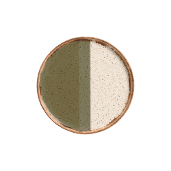 Conjunto 6 Pratos Sobremesa Colors Verde - Cerâmica Scalla
