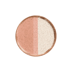 Conjunto 6 Pratos Sobremesa Colors Rosa - Cerâmica Scalla