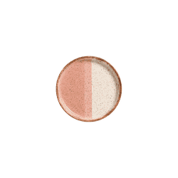 Conjunto 6 Pratos Pao Colors Rosa - Cerâmica Scalla