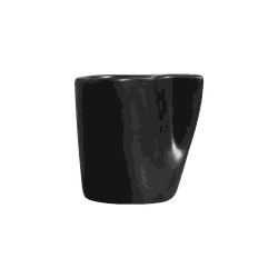 Caneca Grande Organica Onix Digital - Cerâmica Scalla