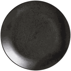 Sousplat Stone Black - Cerâmica Scalla