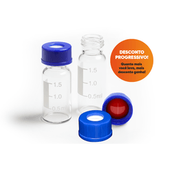 VIAL VIDRO 11,6X32MM 2ML N9 CLARO COM TAMPA PRÉ-CO... - SCQ Soluções Laboratoriais | Tudo para seu laboratório!