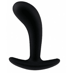 Plug Anal em silicone SL Preto - SEGREDO SEX SHOP