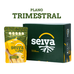 1 Pacote Mensal de Banana em Pó Prata | Plano Trim... - Seiva Alimentos