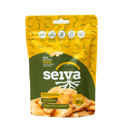 Banana Liofilizada Snack Prata 30g - BLSP-1 - Seiva Alimentos