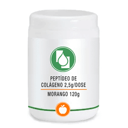 Peptídeo de Colágeno 2,5g/dose Morango 120g - Seiva Manipulação | Produtos Naturais e Medicamentos