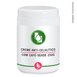 Creme anti-celulite café-verde 250g - Seiva Manipulação | Produtos Naturais e Medicamentos