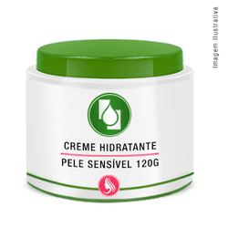 Creme Hidratante Pele Sensivel 120g - Seiva Manipulação | Produtos Naturais e Medicamentos