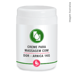 Creme para Massagem Arnica montana 1kg - Seiva Manipulação | Produtos Naturais e Medicamentos