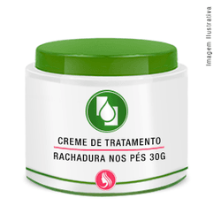 Creme Tratamento Rachadura Pés 30g - Seiva Manipulação | Produtos Naturais e Medicamentos