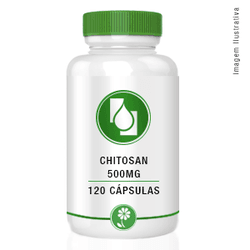 Chitosan 500mg 120cápsulas - Seiva Manipulação | Produtos Naturais e Medicamentos