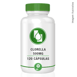 Clorella 500mg 120 cápsulas - Seiva Manipulação | Produtos Naturais e Medicamentos