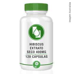 Hibiscus Extrato seco 400mg 120cápsulas - Seiva Manipulação | Produtos Naturais e Medicamentos