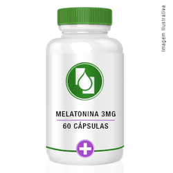 Melatonina 3mg 60 cápsulas - Seiva Manipulação | Produtos Naturais e Medicamentos