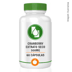 Cranberry Extrato Seco 500mg 60 cápsulas - Seiva Manipulação | Produtos Naturais e Medicamentos