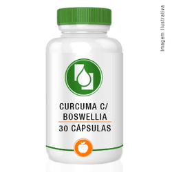 Cúrcuma 300mg + Boswellia 150mg 30cápsulas - Seiva Manipulação | Produtos Naturais e Medicamentos