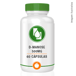 D Manose 500mg 60 cápsulas - Seiva Manipulação | Produtos Naturais e Medicamentos