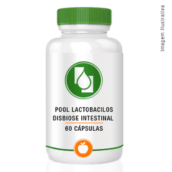 Pool Lactobacillus Disbiose Intestinal 60 cápsulas - Seiva Manipulação | Produtos Naturais e Medicamentos