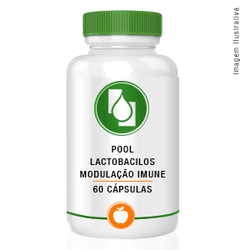 Pool Lactobacillus Modulação Imune 60 cápsulas - Seiva Manipulação | Produtos Naturais e Medicamentos