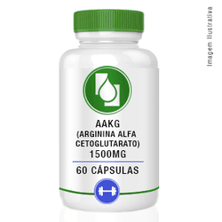 AAKG (Arginina Alfa Cetoglutarato) 1500mg 60 cápsu... - Seiva Manipulação | Produtos Naturais e Medicamentos