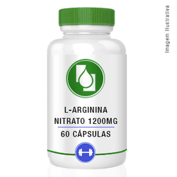 L Arginina Nitrato 1200mg 60cápsulas - Seiva Manipulação | Produtos Naturais e Medicamentos