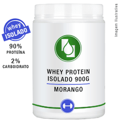 Whey Protein Isolado 90% Morango 900g - Seiva Manipulação | Produtos Naturais e Medicamentos
