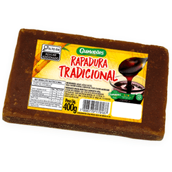 Rapadura Tradicional 400g - Guimarães Alimentos