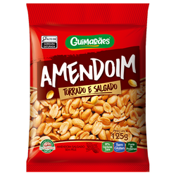 Amendoim Torrado Salgado 125g - Guimarães Alimentos