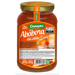 Doce De Abóbora Em Calda 650g - Guimarães Alimentos