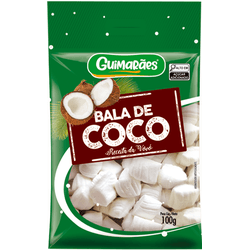 Bala De Coco 100g - Guimarães Alimentos