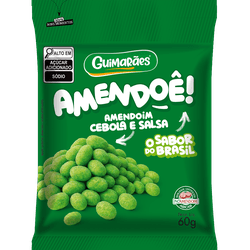 Amendoim Cebola e Salsa 60g - Guimarães Alimentos